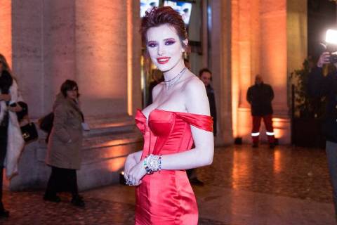 Italy: Bella Thorne meets her fans in Rome Red Carpet in Rome with the American singer and actress Bella Thorne who meets fans with autographs and selfies. Roma RM Italy The Space Moderno  MatteoxNardone