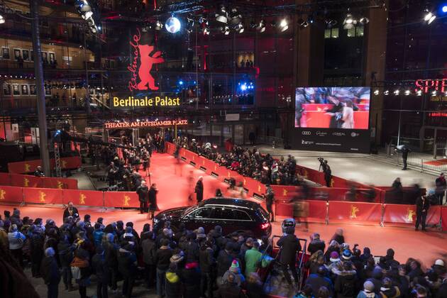 Arrival of the premiere guests at the Berlinale Palast during the premiere of the film DON T WORRY HE WON T GET FAR ON FOOT on the occasion of the 68 Berlin International Film Festival 68 Berlin International Film Festival
