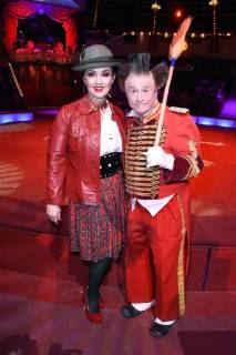 Angelika Zwerenz and Clown Fumagalli at the premiere of the 3 Winter Program 2018 of Circus Krone in Kronebau Munich 01 03 2018 Foto:xP.xSchönbergerx xFuturexImage