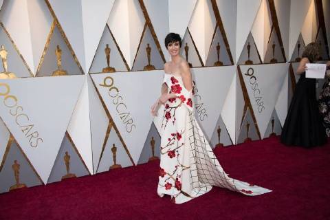Paz Vega arrives on the red carpet of The 90th OscarsÂ® at the DolbyÂ® Theatre in Hollywood, CA on Sunday, March 4, 2018.  Copyright: xMichaelxBakerx 33546_001PLX