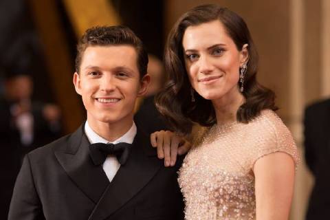 Tom Holland and Allison Williams arrive on the red carpet of The 90th OscarsÂ® at the DolbyÂ® Theatre in Hollywood, CA on Sunday, March 4, 2018.  Copyright: xPaulxHebertx 33546_010PLX