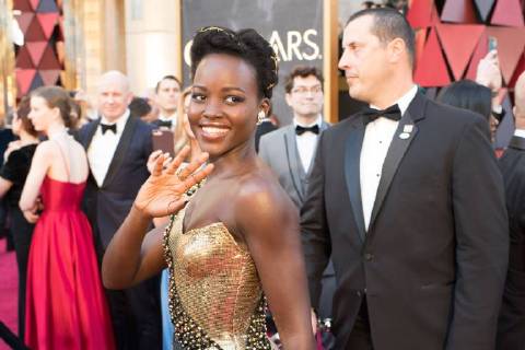 Lupita Nyong o arrives on the red carpet of The 90th OscarsÂ® at the DolbyÂ® Theatre in Hollywood, CA on Sunday, March 4, 2018.  Copyright: xToddxWawrychukx 33546_302PLX