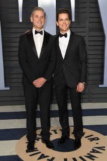 March 4, 2018 - Los Angeles, CA, U.S. - 04 March 2018 - Los Angeles, California - Simon Halls, Matt Bomer. 2018 Vanity Fair Oscar Party following the 90th Academy Awards held at the Wallis Annenberg Center for the Performing Arts. Photo Credit: AdMedia Los Angeles U.S. - ZUMAa123 20180304_zaa_a123_243 Copyright: xBirdiexThompsonx