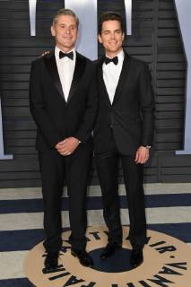 March 4, 2018 - Los Angeles, CA, U.S. - 04 March 2018 - Los Angeles, California - Simon Halls, Matt Bomer. 2018 Vanity Fair Oscar Party following the 90th Academy Awards held at the Wallis Annenberg Center for the Performing Arts. Photo Credit: AdMedia Los Angeles U.S. - ZUMAa123 20180304_zaa_a123_236 Copyright: xBirdiexThompsonx