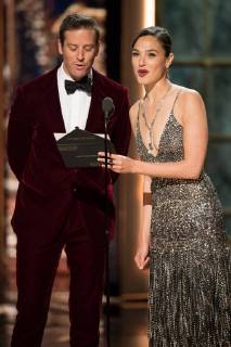 Armie Hammer and Gal Gadot on stage at The 90th OscarsÂ® at the DolbyÂ® Theatre in Hollywood, CA on Sunday, March 4, 2018.  Copyright: xAaronxPoolex 33546_365PLX