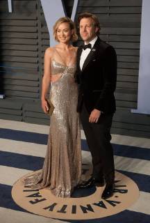 March 4, 2018 - Beverly Hills, California, U.S - Olivia Wilde (L) and Jason Sudeikis on the red carpet of the 2018 Vanity Fair Oscar Party held at the Wallis Annenberg Center in Beverly Hills, California on Sunday March 4, 2018. Beverly Hills U.S. - ZUMAp124 20180304_zaa_p124_020 Copyright: xJavierxRojasx
