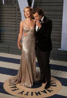 March 4, 2018 - Beverly Hills, California, U.S - Olivia Wilde (L) and actor Jason Sudeikis on the red carpet of the 2018 Vanity Fair Oscar Party held at the Wallis Annenberg Center in Beverly Hills, California on Sunday March 4, 2018. Beverly Hills U.S. - ZUMAp124 20180304_zaa_p124_070 Copyright: xJavierxRojasx