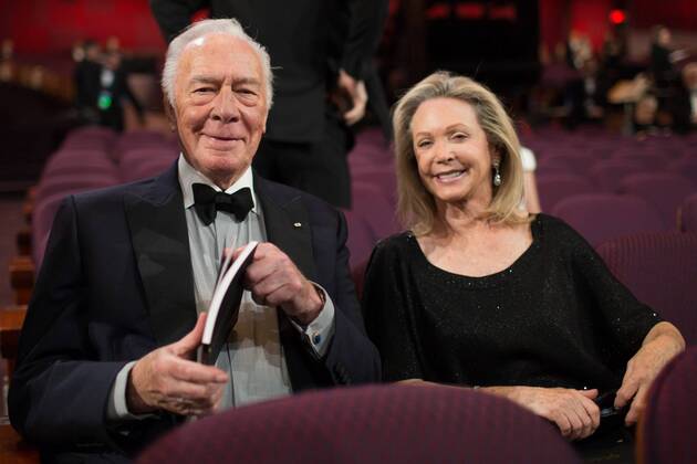 Oscar nominee Christopher Plummer with Elaine Taylor at The 90th OscarsÂ® at the DolbyÂ® Theatre in Hollywood, CA on Sunday, March 4, 2018.  Copyright: xJohnxFarrell,xJr.x 33546_379PLX