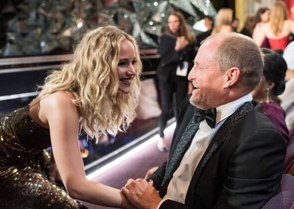 Kate Hudson and Oscar nominee Woody Harrelson at The 90th OscarsÂ® at the DolbyÂ® Theatre in Hollywood, CA on Sunday, March 4, 2018.  Copyright: xToddxWawrychukx 33546_382PLX