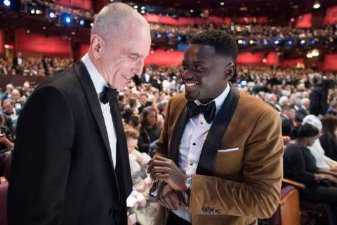 Daniel Day Lewis and Daniel Kaluuya during the live ABC Telecast of The 90th OscarsÂ® at the DolbyÂ® Theatre in Hollywood, CA on Sunday, March 4, 2018.  Copyright: xScottxDiussax 33546_384PLX