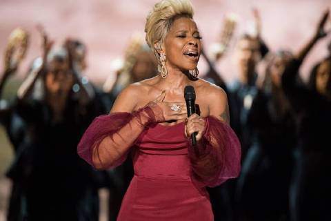 Mary J. Blige performs Mighty River from Mudbound during the live ABC Telecast of The 90th OscarsÂ® at the DolbyÂ® Theatre in Hollywood, CA on Sunday, March 4, 2018.  Copyright: xAaronxPoolex 33546_404PLX