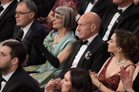 Patrick Stewart attends the live ABC Telecast of The 90th OscarsÂ® at the DolbyÂ® Theatre in Hollywood, CA on Sunday, March 4, 2018.  Copyright: xScottxDiussax 33546_418PLX