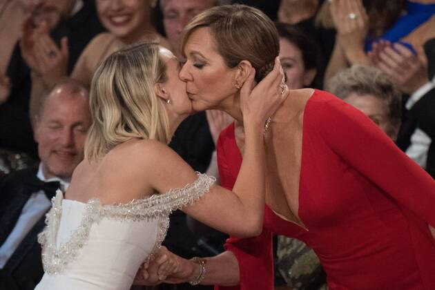 Allison Janney wins the Oscar for performance by an actress in a supporting role, for her role in I, Tonya during the live ABC Telecast of The 90th OscarsÂ® at the DolbyÂ® Theatre in Hollywood, CA on Sunday, March 4, 2018.  Copyright: xScottxDiussax 33546_428PLX