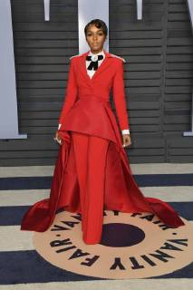 March 4, 2018 - Los Angeles, CA, U.S. - 04 March 2018 - Los Angeles, California - Janelle Monae. 2018 Vanity Fair Oscar Party following the 90th Academy Awards held at the Wallis Annenberg Center for the Performing Arts. Photo Credit: AdMedia Los Angeles U.S. - ZUMAa123 20180304_zaa_a123_551 Copyright: xBirdiexThompsonx