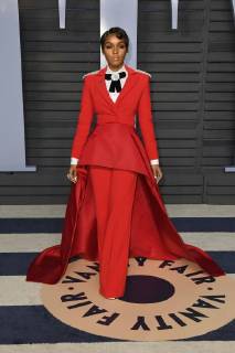 March 4, 2018 - Los Angeles, CA, U.S. - 04 March 2018 - Los Angeles, California - Janelle Monae. 2018 Vanity Fair Oscar Party following the 90th Academy Awards held at the Wallis Annenberg Center for the Performing Arts. Photo Credit: AdMedia Los Angeles U.S. - ZUMAa123 20180304_zaa_a123_543 Copyright: xBirdiexThompsonx
