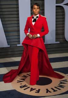 March 4, 2018 - Beverly Hills, California, U.S - Belvedere Ambassador Janelle Monae on the red carpet of the 2018 Vanity Fair Oscar Party held at the Wallis Annenberg Center in Beverly Hills, California on Sunday March 4, 2018. Beverly Hills U.S. - ZUMAp124 20180304_zaa_p124_120 Copyright: xJavierxRojasx