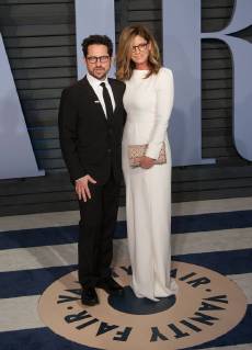 March 4, 2018 - Beverly Hills, California, U.S - Director J.J. Abrams (L) and Katie McGrath on the red carpet of the 2018 Vanity Fair Oscar Party held at the Wallis Annenberg Center in Beverly Hills, California on Sunday March 4, 2018. Beverly Hills U.S. - ZUMAp124 20180304_zaa_p124_121 Copyright: xJavierxRojasx