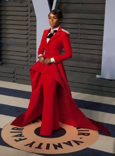 March 4, 2018 - Beverly Hills, California, U.S - Belvedere Ambassador Janelle Monae on the red carpet of the 2018 Vanity Fair Oscar Party held at the Wallis Annenberg Center in Beverly Hills, California on Sunday March 4, 2018. Beverly Hills U.S. - ZUMAp124 20180304_zaa_p124_122 Copyright: xJavierxRojasx