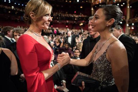 Allison Janney and Gal Gadot during the live ABC Telecast of The 90th OscarsÂ® at the DolbyÂ® Theatre in Hollywood, CA on Sunday, March 4, 2018.  Copyright: xToddxWawrychukx 33546_467PLX