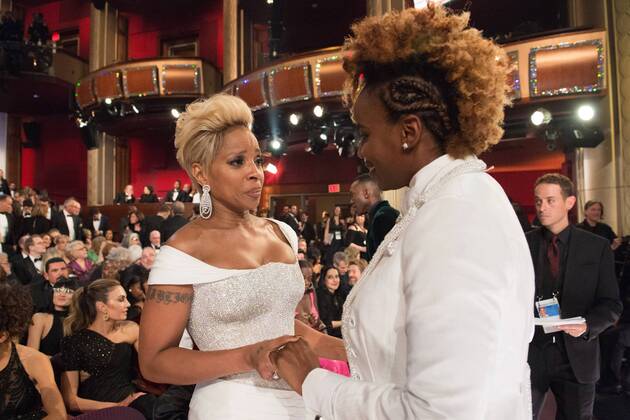 Oscar nominees Mary J. Blige and Dee Rees during The 90th OscarsÂ® at the DolbyÂ® Theatre in Hollywood, CA on Sunday, March 4, 2018.  Copyright: xPhilxMcCartenx 33546_478PLX