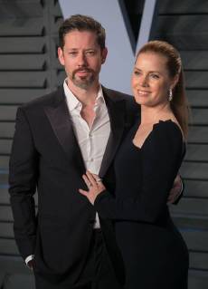 March 4, 2018 - Beverly Hills, California, U.S - Darren Le Gallo and Amy Adams on the red carpet of the 2018 Vanity Fair Oscar Party held at the Wallis Annenberg Center in Beverly Hills, California on Sunday March 4, 2018. Beverly Hills U.S. - ZUMAp124 20180304_zaa_p124_169 Copyright: xJavierxRojasx