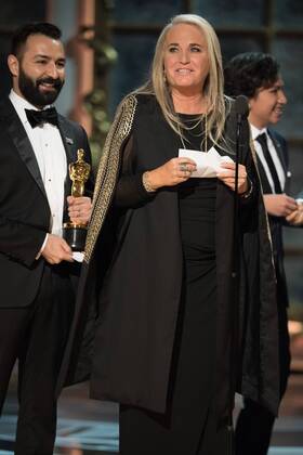 Lee Unkrich and Darla K. Anderson accept the Oscar for Best animated feature film of the year, for outstanding work on Coco during the live ABC Telecast of The 90th OscarsÂ® at the DolbyÂ® Theatre in Hollywood, CA on Sunday, March 4, 2018.  Copyright: xAaronxPoolex 33546_503PLX