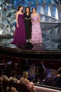 Ashley Judd, Annabella Sciorra and Salma Hayek Pinault present onstage during the live ABC Telecast of The 90th OscarsÂ® at the DolbyÂ® Theatre in Hollywood, CA on Sunday, March 4, 2018.  Copyright: xValeriexDurantx 33546_518PLX