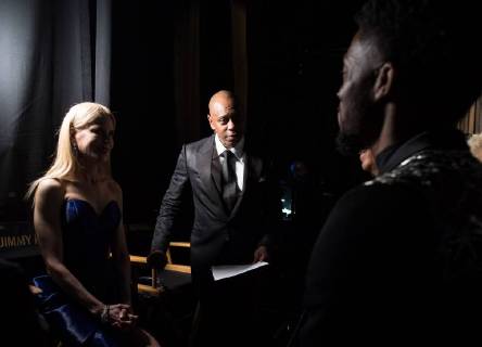Nicole Kidman and Dave Chappelle backstage during the live ABC Telecast of The 90th OscarsÂ® at the DolbyÂ® Theatre in Hollywood, CA on Sunday, March 4, 2018.  Copyright: xMattxPetitx 33546_527PLX