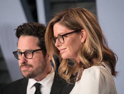 March 4, 2018 - Beverly Hills, California, U.S - Director J.J. Abrams (L) and Katie McGrath on the red carpet of the 2018 Vanity Fair Oscar Party held at the Wallis Annenberg Center in Beverly Hills, California on Sunday March 4, 2018. Beverly Hills U.S. - ZUMAp124 20180304_zaa_p124_139 Copyright: xJavierxRojasx