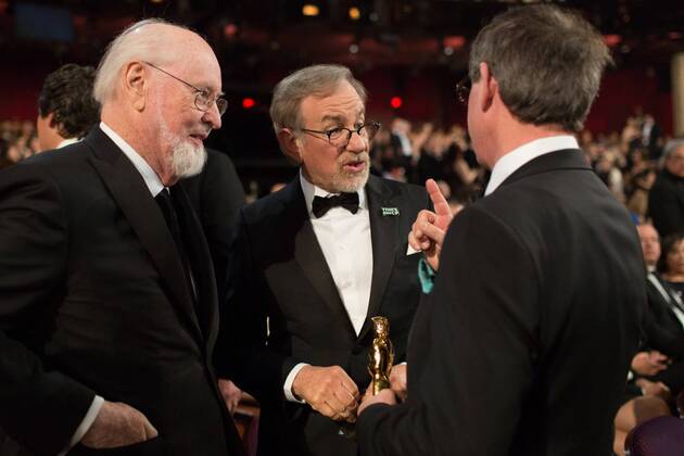 Oscar nominees John Williams and Steven Spielberg during the live ABC telecast of the 90th OscarsÂ® at the DolbyÂ® Theatre in Hollywood, CA on Sunday, March 4, 2018.  Copyright: xJohnxFarrell,xJr.x 33546_564PLX