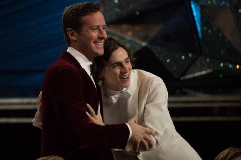 Armie Hammer and Timothee Chalamet during the live ABC Telecast of The 90th OscarsÂ® at the DolbyÂ® Theatre in Hollywood, CA on Sunday, March 4, 2018.  Copyright: xAaronxPoolex 33546_582PLX