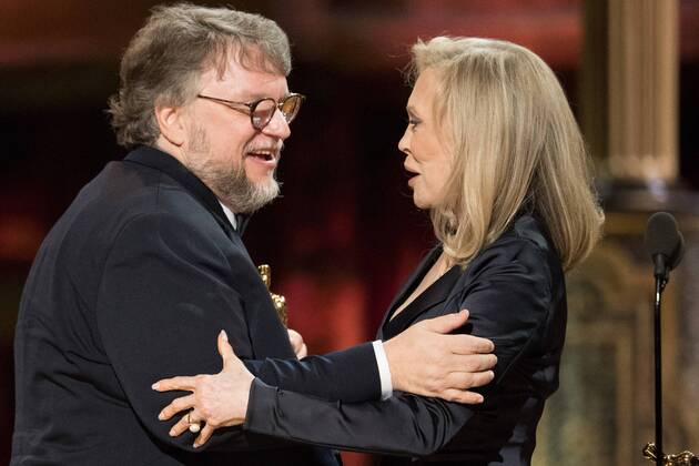 Faye Dunaway presents the Oscar for best motion picture of the year to Guillermo del Toro for work on The Shape Of Water during the live ABC Telecast of The 90th OscarsÂ® at the DolbyÂ® Theatre in Hollywood, CA on Sunday, March 4, 2018.  Copyright: xAaronxPoolex 33546_635PLX