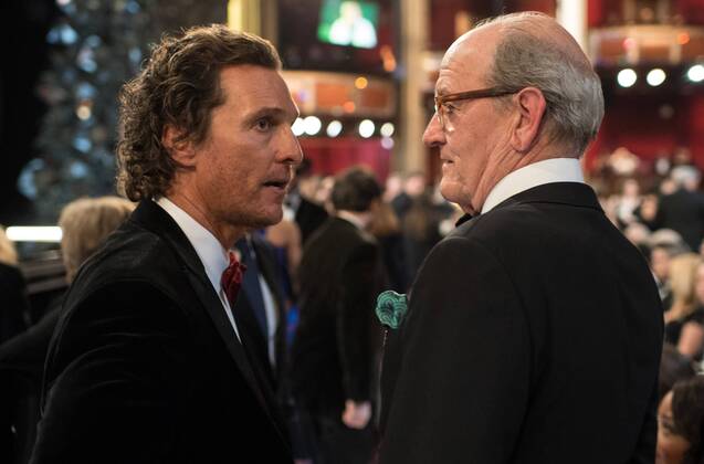 Matthew McConaughey and Oscar nominee for Actor in a Supporting Role, Richard Jenkins, at the 90th OscarsÂ® at the DolbyÂ® Theatre in Hollywood, CA on Sunday, March 4, 2018.  Copyright: xToddxWawrychukx 33546_555PLX