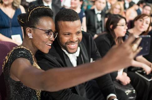 Lupita Nyong o and Winston Dukeat at the 90th OscarsÂ® at the DolbyÂ® Theatre in Hollywood, CA on Sunday, March 4, 2018.  Copyright: xToddxWawrychukx 33546_557PLX