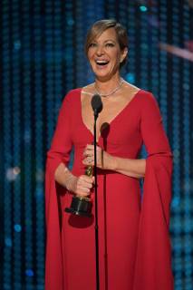 March 4, 2018 - Hollywood, California, U.S. - Allison Janney accepts the Oscar for Performance by an Actress in a Supporting Role, for her role in I, Tonya during the live ABC Telecast of The 90th Oscars at the Dolby Theatre in Hollywood. Hollywood U.S. - ZUMAz03_ 20180304_shf_z03_748 Copyright: xAaronxPoolex