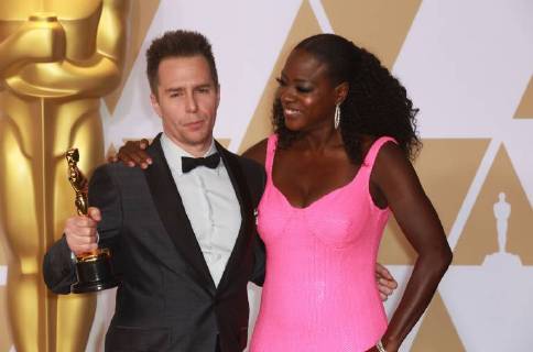 90ème cérémonies des Academy Awards à Los Angeles. Photocall. 04 March 2018 - Hollywood, California - Sam Rockwell, Viola Davis. 90th Annual Academy Awards presented by the Academy of Motion Picture Arts and Sciences held at Hollywood & Highland Center. Photo Credit: Theresa Shirriff AdMedia 224704 2018-03-04 CA Los Angeles Etats-Unis  Copyright: xAdMediax STAR_224704_030