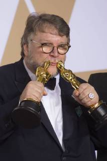 March 4, 2018 - Hollywood, California, U.S - Director Guillermo del Toro, winner of the Best Directing and Best Picture awards for The Shape of Water, poses in the press room during the 90th Annual Academy Awards held at the Loews Hollywood Hotel on Sunday March 4, 2018 in Hollywood, California. Hollywood U.S. - ZUMAp124 20180304_zaa_p124_261 Copyright: xArianaxRuizx