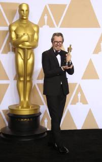 HOLLYWOOD, CA - MARCH 4: Gary Oldman, in the press room at the 90th Academy Awards at the Dolby Theatre in Hollywood, California on March 4, 2018. Copyright: xFayexSadoux