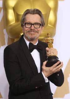 HOLLYWOOD, CA - MARCH 4: Gary Oldman, in the press room at the 90th Academy Awards at the Dolby Theatre in Hollywood, California on March 4, 2018. Copyright: xFayexSadoux