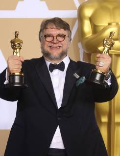 HOLLYWOOD, CA - MARCH 4: Guillermo del Toro, in the press room at the 90th Academy Awards at the Dolby Theatre in Hollywood, California on March 4, 2018. Copyright: xFayexSadoux