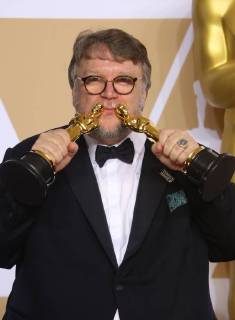 HOLLYWOOD, CA - MARCH 4: Guillermo del Toro, in the press room at the 90th Academy Awards at the Dolby Theatre in Hollywood, California on March 4, 2018. Copyright: xFayexSadoux