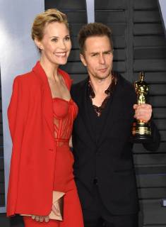 2018 Vanity Fair Oscar Party a Los Angeles. 04 March 2018 - Los Angeles, California - Leslie Bibb, Sam Rockwell. 2018 Vanity Fair Oscar Party following the 90th Academy Awards held at the Wallis Annenberg Center for the Performing Arts. Photo Credit: Birdie Thompson AdMedia 224702 2018-03-04 CA Los Angeles Etats-Unis  Copyright: xAdMediax STAR_224702_259
