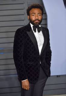 Donald Glover arrives for the Vanity Fair Oscar Party at the Wallis Annenberg Center for the Performing Arts in Beverly Hills, California on March 4, 2018.  LAP201803043054 CHRISTINExCHEW