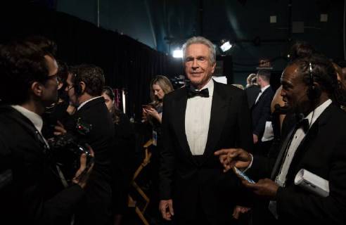 Warren Beatty backstage during the live ABC Telecast of The 90th OscarsÂ® at the DolbyÂ® Theatre in Hollywood, CA on Sunday, March 4, 2018.  Copyright: xMattxSaykesx 33546_773PLX