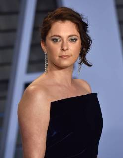 Rachel Bloom arrives for the Vanity Fair Oscar Party at the Wallis Annenberg Center for the Performing Arts in Beverly Hills, California on March 4, 2018.  LAP201803043074 CHRISTINExCHEW