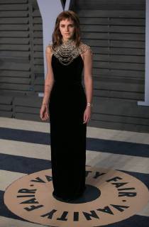 Oscars 2018 - Emma Watson mit Protest-Tattoo March 4, 2018 - Beverly Hills, California, U.S - Emma Watson on the red carpet of the 2018 Vanity Fair Oscar Party held at the Wallis Annenberg Center in Beverly Hills, California on Sunday March 4, 2018. Beverly Hills U.S. - ZUMAp124 20180304_zaa_p124_324 Copyright: xJavierxRojasx