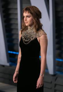 Oscars 2018 - Emma Watson mit Protest-Tattoo March 4, 2018 - Beverly Hills, California, U.S - Emma Watson on the red carpet of the 2018 Vanity Fair Oscar Party held at the Wallis Annenberg Center in Beverly Hills, California on Sunday March 4, 2018. Beverly Hills U.S. - ZUMAp124 20180304_zaa_p124_326 Copyright: xJavierxRojasx
