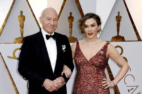 Patrick Stewart with wife Sunny Ozell at the Academy Awards 2018 90th Annual Academy Awards at the Dolby Theater at the Hollywood Highland Center Los Angeles 04 03 2018 Foto:xD.xBedrosianx xFuturexImage