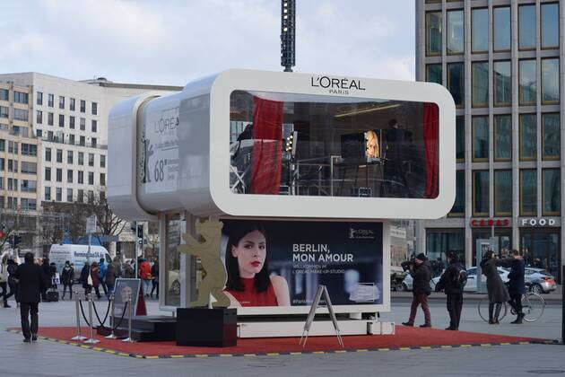 Make-up box lÂ Oreal Berlinale Potsdamer Platz Tiergarten Mitte Berlin