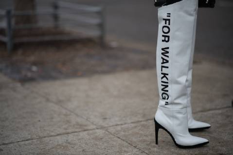 Erica Pelosini Leeman, Art Director and Contributor at Vogue, arriving for a runway show during New York Fashion Week - Feb 10, 2018 - NYFW: Fall 2018 Street Style Day 3, New York City New York United States  Copyright: xMichellexSangsterx h_00484081